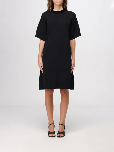 LIU •JO DRESS LIU JO WOMAN COLOR BLACK,H33611002