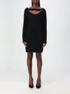 Liu •jo Woolen Dress In Schwarz