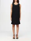 LIU •JO DRESS LIU JO WOMAN COLOR BLACK,G02383002