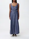 Liu •jo Dress Liu Jo Woman Color Denim In Blue