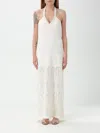 Liu •jo Dress Liu Jo Woman Color Ecru In Ecru