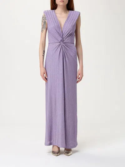 LIU •JO DRESS LIU JO WOMAN COLOR LILAC,G83324038