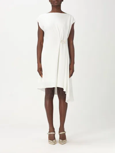LIU •JO DRESS LIU JO WOMAN COLOR WHITE,G60466001