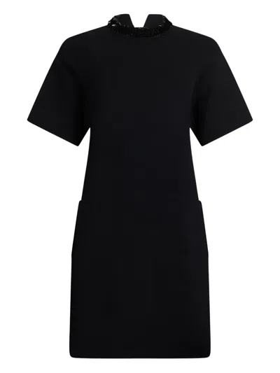 Liu •jo Dress With Sequins In Black