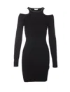 Liu •jo Stud-embellished Mini Dress In Black