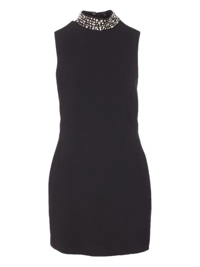 Liu •jo Liu Jo Short Black Dress With Rinhestones