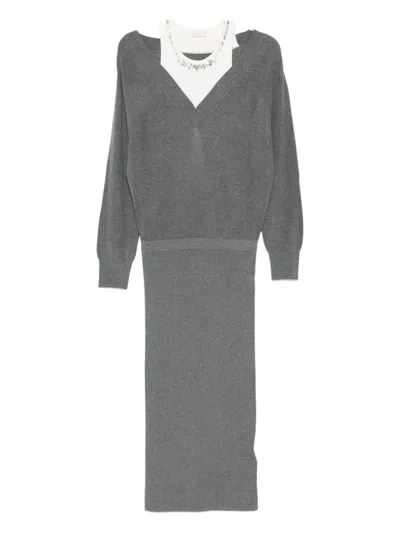 Liu •jo Liu Jo Dresses In Gray