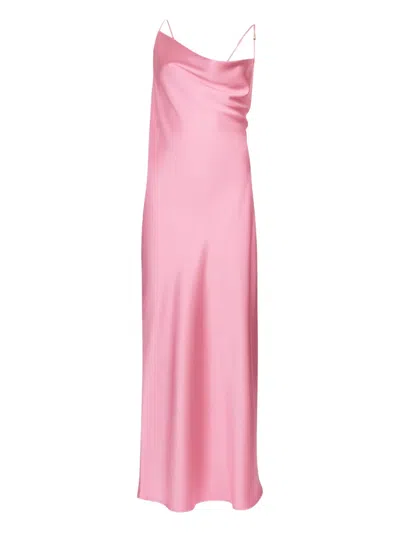 Liu •jo Dressy Satin Dress In Pink