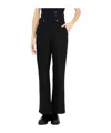 Liu •jo Elastic Waist Casual Pants In Black