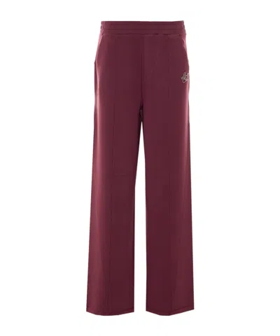 Liu •jo Elastic Waist Casual Pants In Brown