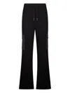 Liu •jo Elastic-waistband Cargo Trousers In Black