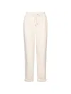 Liu •jo Elasticated Drawstring Trousers In Neutral