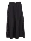Liu •jo Elasticated-waist Midi Skirt In Black