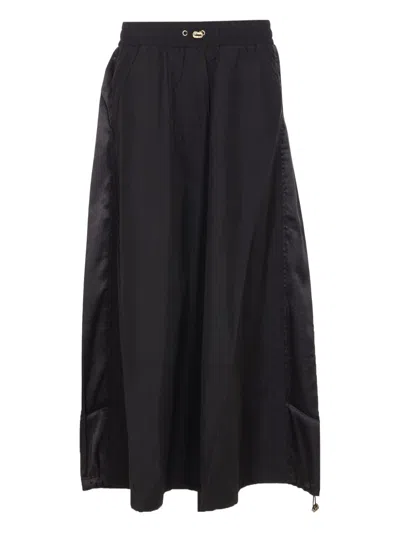LIU •JO ELASTICATED-WAIST MIDI SKIRT