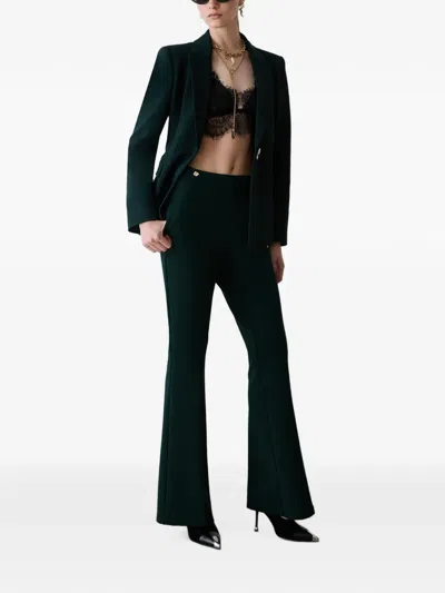 Liu •jo Elegant Flare Pants In Black