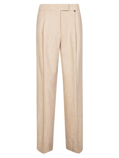 Liu •jo Liu Jo Elegant Women's Long Trousers In Pink