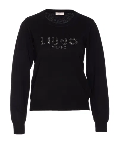Liu •jo Liu Jo Embellished Crewneck Jumper In Multi