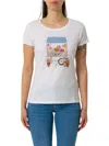 Liu •jo Liu Jo Embellished Graphic Printed T In White