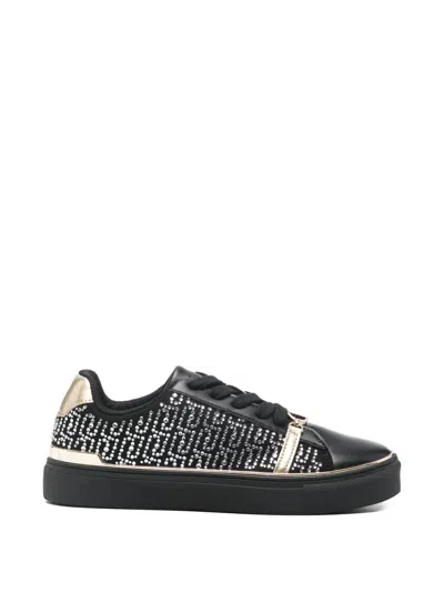 Liu •jo Embellished Detail Sneakers In Black