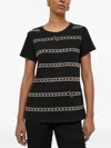 Liu •jo Embellished-detail T-shirt In Black