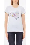 Liu •jo Liu Jo Embellished Graphic Printed T In White