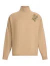 Liu •jo Embellished Jumper In Brown