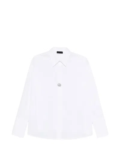 Liu •jo Embellished Shirt In White