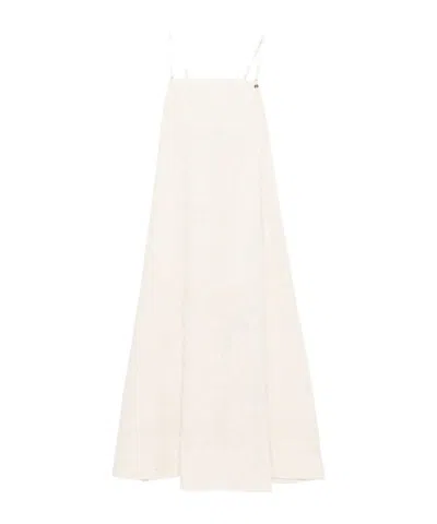 Liu •jo Liu Jo Embellished Sleeveless Dress In White