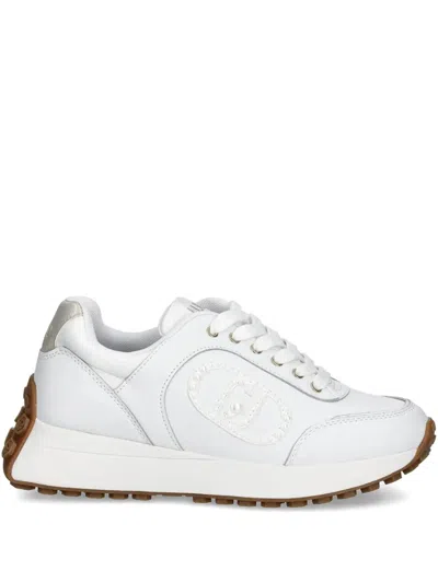 Liu •jo Embellished Sneakers In White