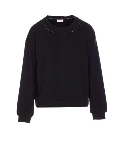 LIU •JO EMBELLISHED SWEATSHIRT LIU-JO