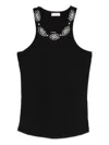 Liu •jo Embellished Top In Black