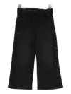 Liu •jo Embellished Trousers In Black