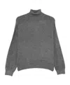 Liu •jo Embellished Turtleneck Sweater In Gray