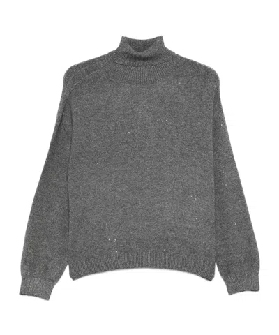 LIU •JO EMBELLISHED TURTLENECK SWEATER