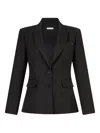 Liu •jo Embellished Two-button Blazer In Black