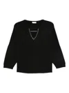 Liu •jo Long Sleeves T-shirt In Black