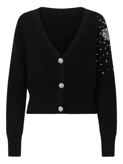 Liu •jo Embellishment-details Cardigan In Black