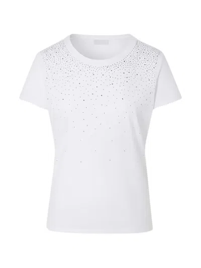 Liu •jo Embellishment T-shirt In White