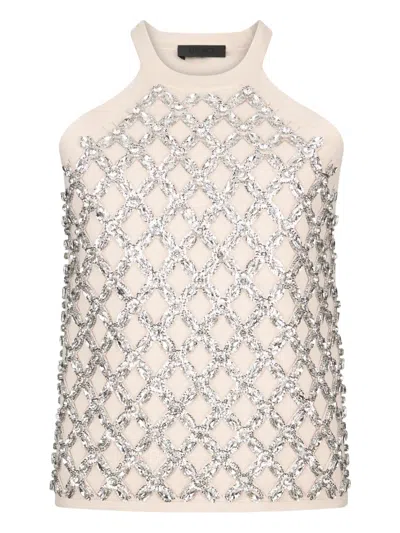 LIU •JO EMBELLISHMENT TOP