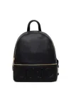 Liu •jo Embossed Logo Backpack In 黑色