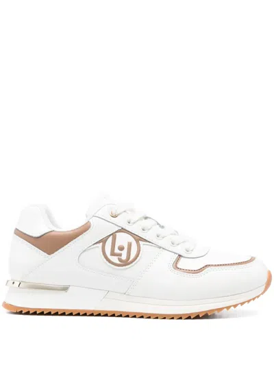 Liu •jo Embossed-logo Sneakers In White
