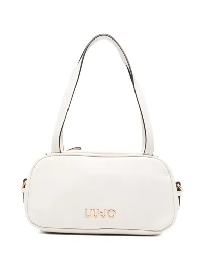 Liu •jo Embossed-logo Tote Bag In White