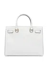 Liu •jo Liu Jo Structured Shoulder Bag With Prominent Logo And Versatile Design In White