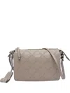 Liu •jo Adjustable Shoulder Bag Gold Hardware In Neutral