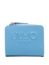 Liu •jo Embossed Wallet In Blue