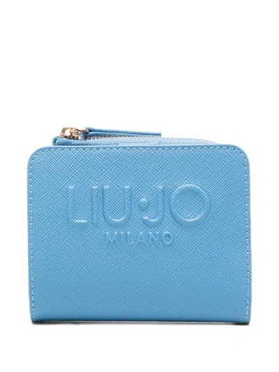 Liu •jo Embossed Wallet In Blue