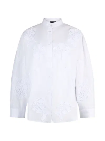 Liu •jo Hemd Mit Mandarinkragen In White