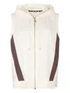 Liu •jo Embroidered Cotton Vest In White
