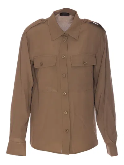 LIU •JO EPAULETTES SHIRT