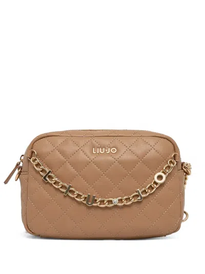 Liu •jo Esc M Cross Body Bag In Neutrals